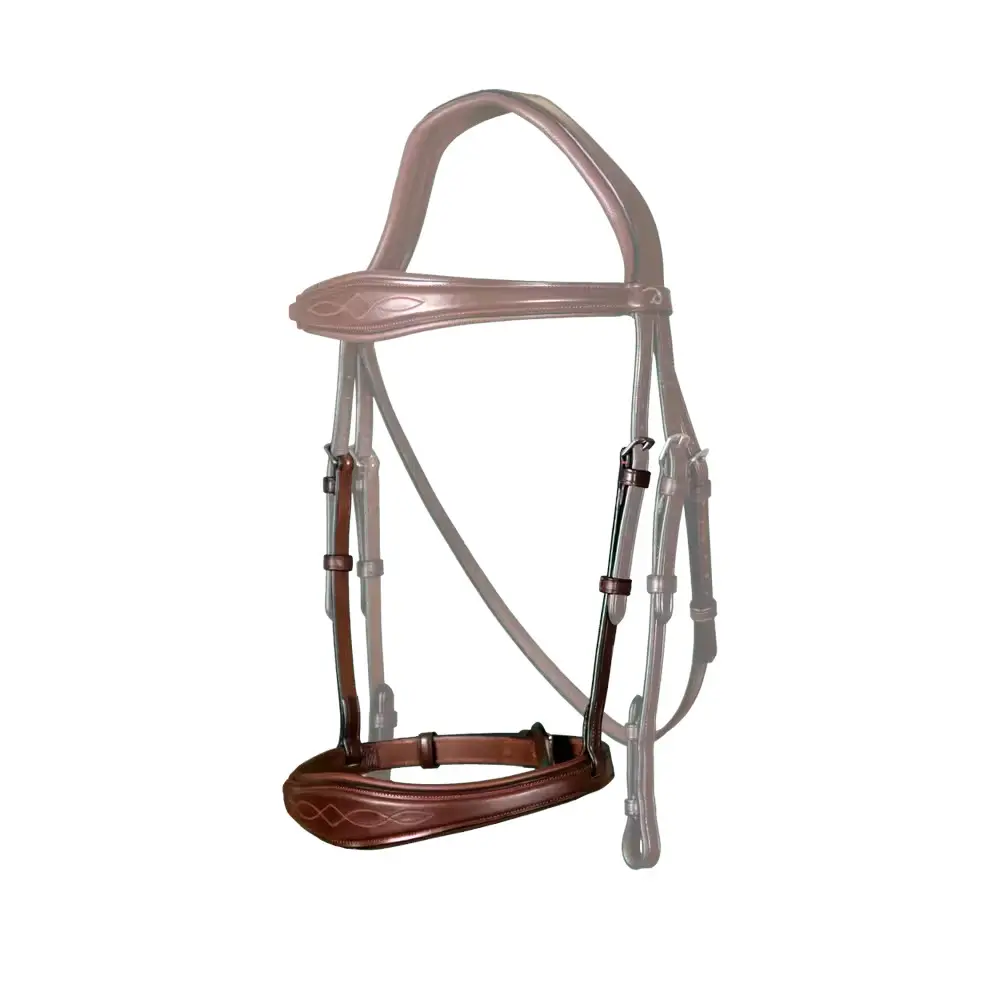 Meilleurs prix pour Muserolle cheval sans sous barbe anatomique Dy'on