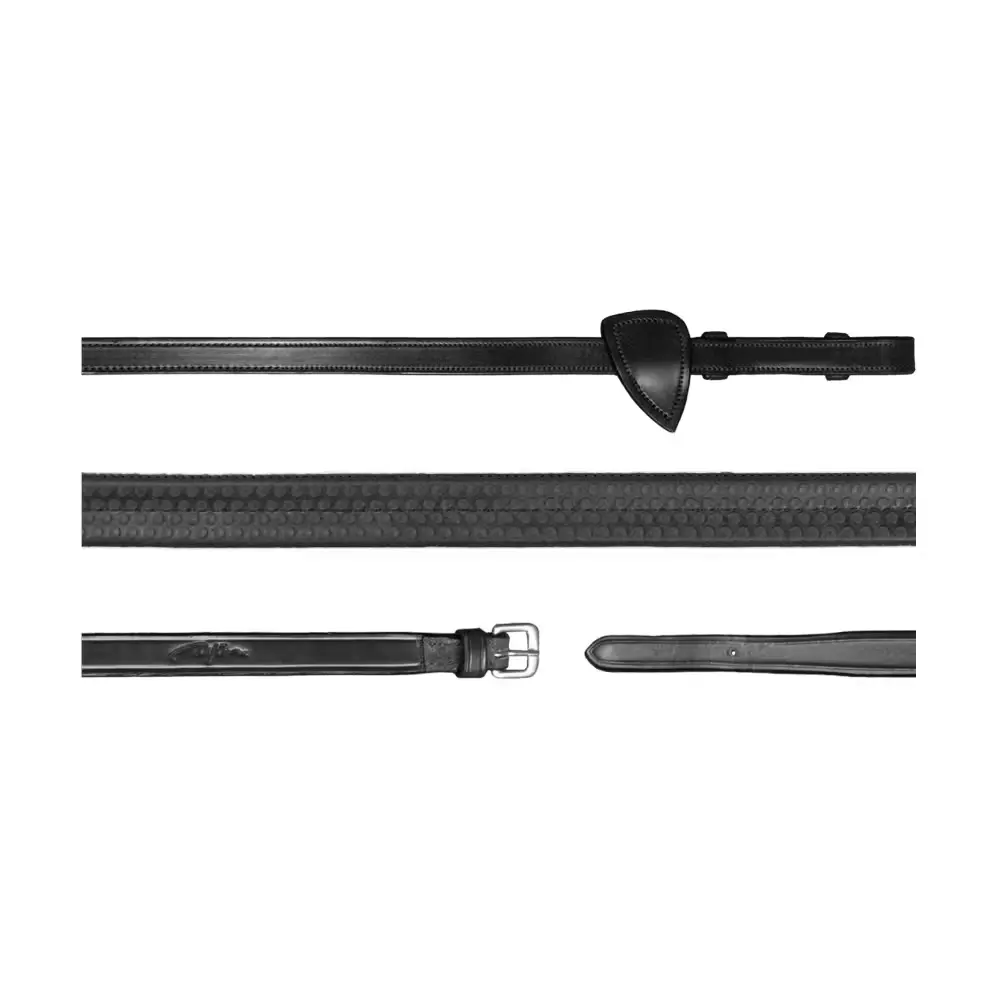 Meilleurs prix pour Rênes pour cheval en caoutchouc Dy'on New English Collection 5/8"