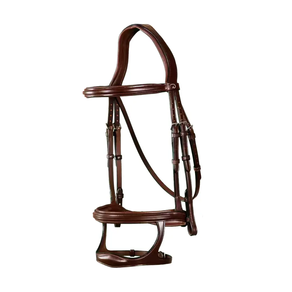 Comparer les prix de Bridon équitation muserolle combinée Dy'on New English Collection