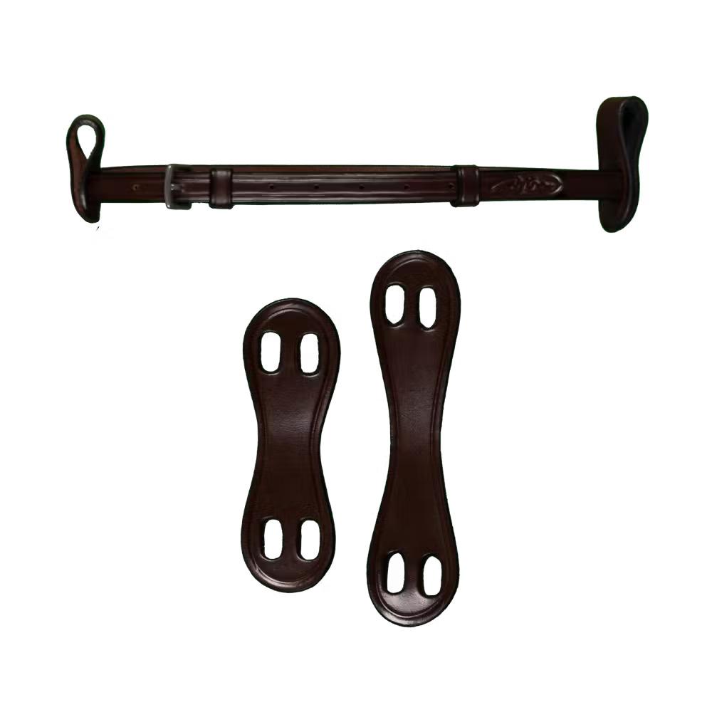 Museruola combinata per cavallo con due attacchi Dy'on US Collection 1/2