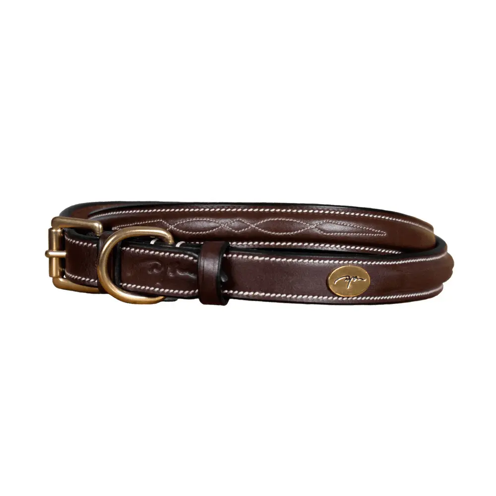 DYON Collier pour chien avec surpiqure d&eacute;corative Dy'on