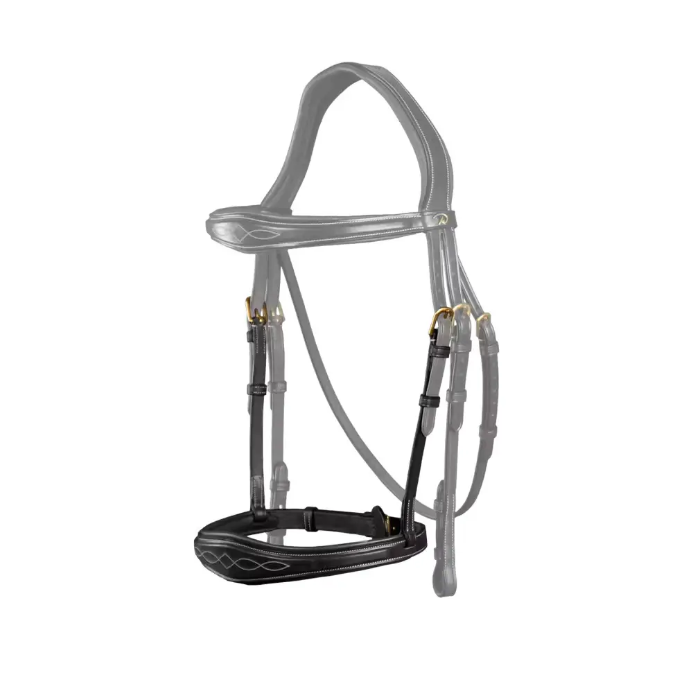 Muserolle cheval anatomique sans sous barbe Dy’on