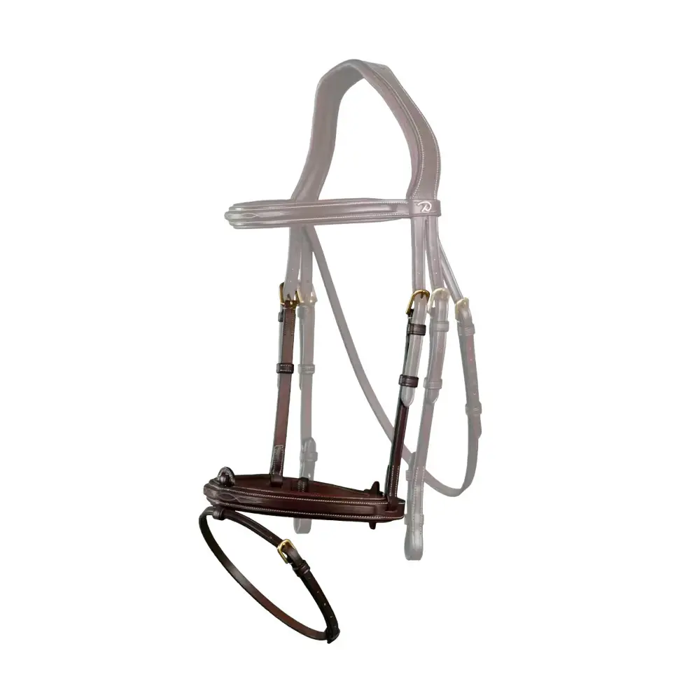 Dyon Marron Combination Horse Noseband Dy'on