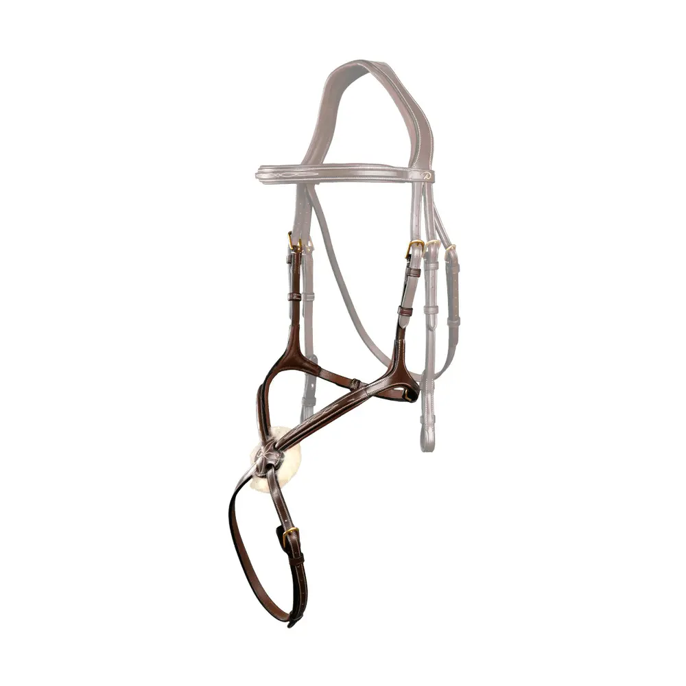 Dyon Marron Crossed Horse Noseband Dy'on
