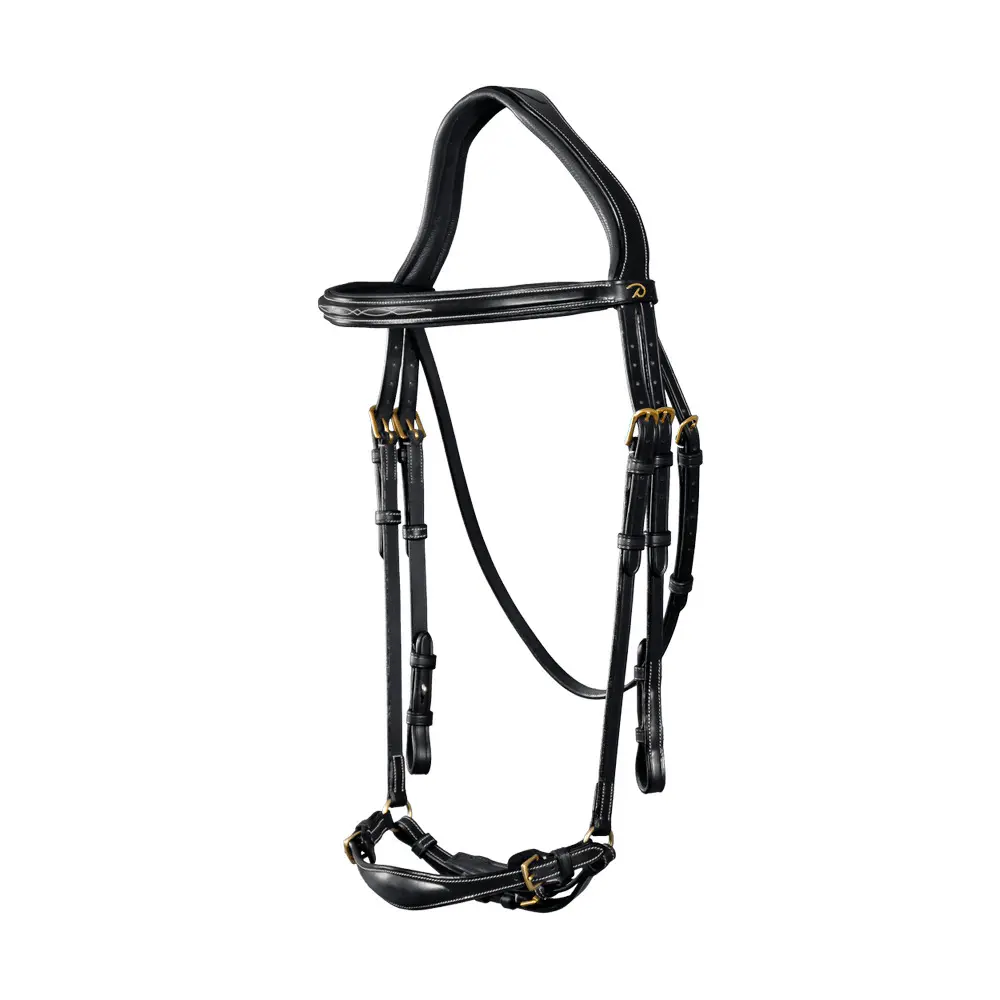 Dyon Noir German Adjustable Noseband Bridles Dy'on