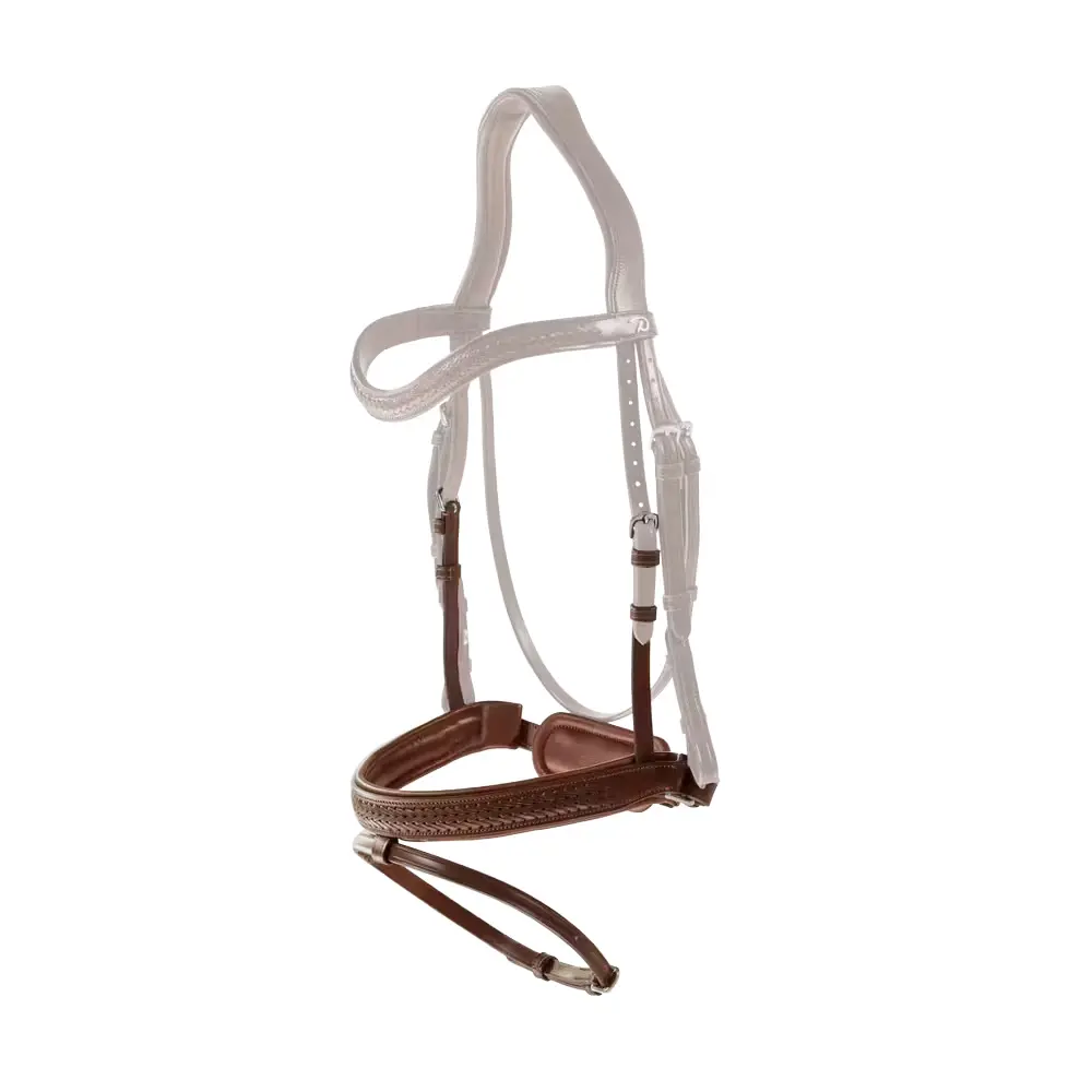 Comparer les prix de Bridon équitation muserolle combinée avec pull-back Dy'on Medium