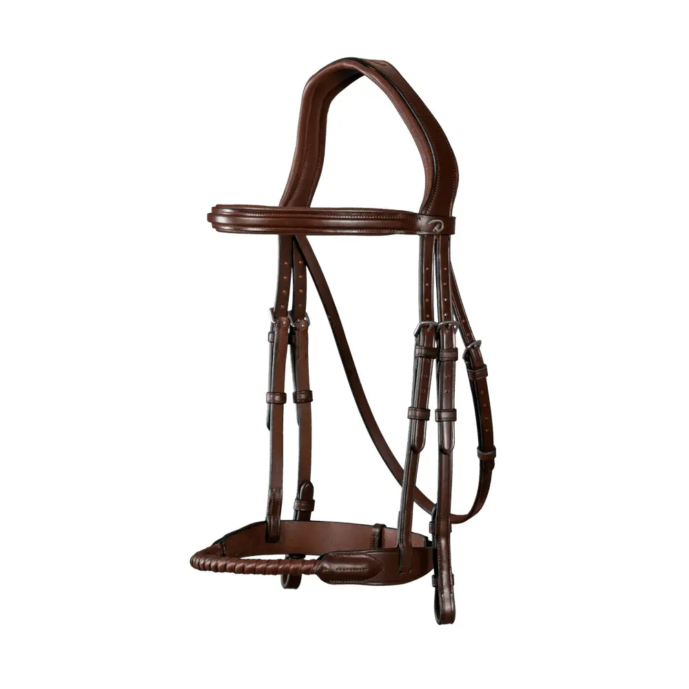 Comparer les prix de Bridons équitation muserolle corde recouverte de cuir Dy’on