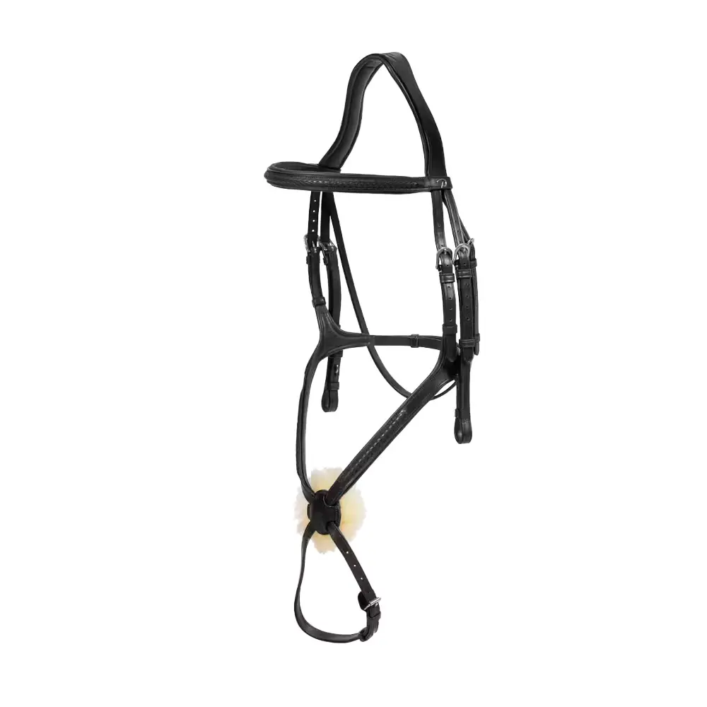 Dyon Noir Braided Cross-Noseband Riding Bridle Dy'on