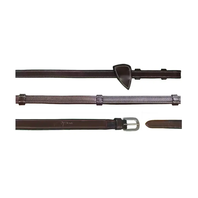 Comparer les prix de Rênes pour cheval en cuir à Poignées Dy'on