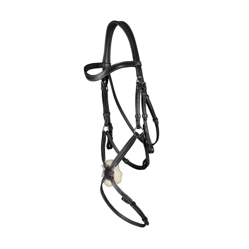 Dyon Noir Bridle With Crossed Noseband Dy'on