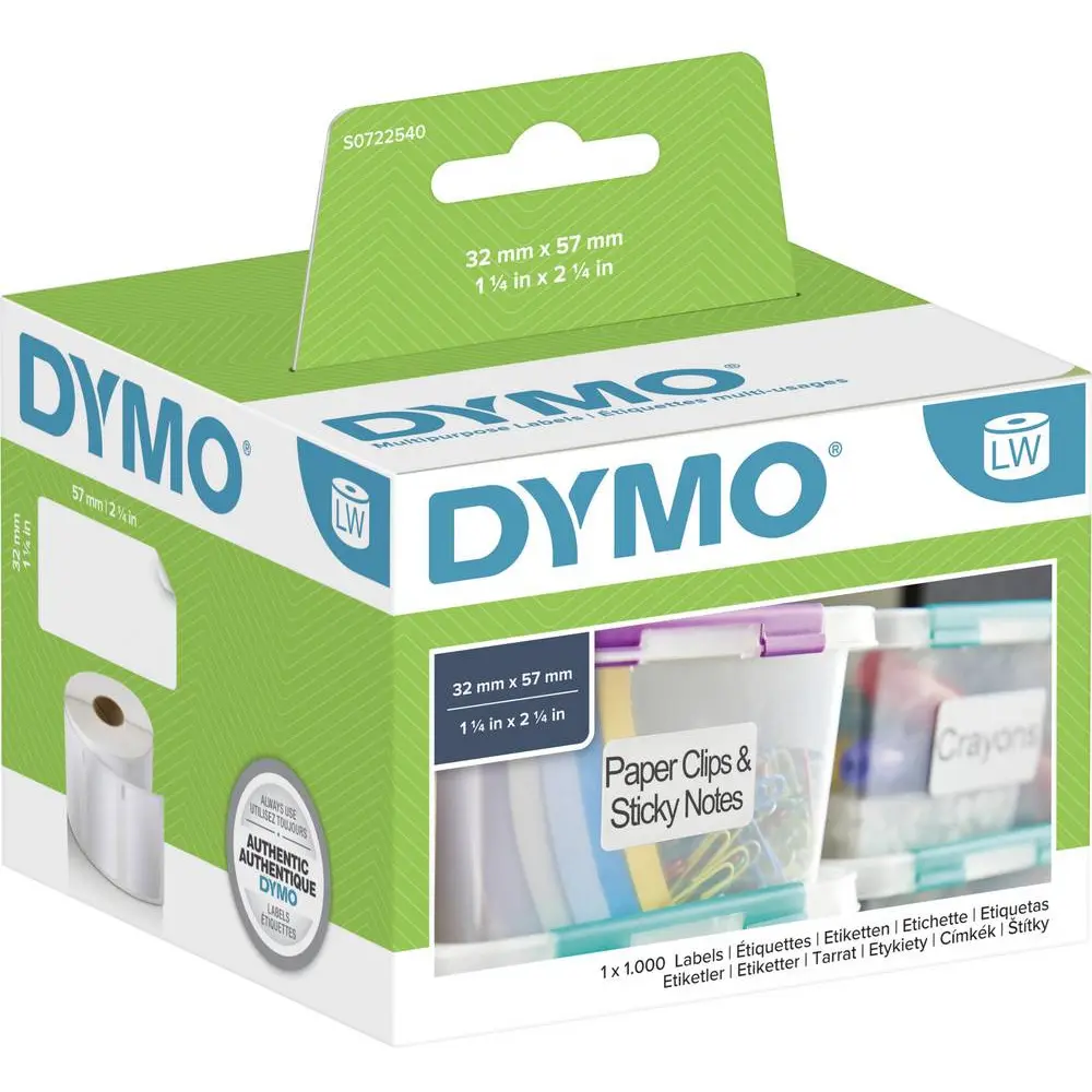 Rolle mit 1000 Klebeetiketten Dymo