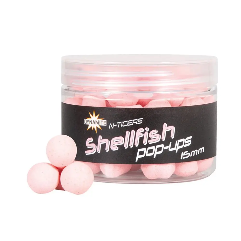 Schwimmende Boilies Dynamite Baits N-ticers Shellfish 12MM