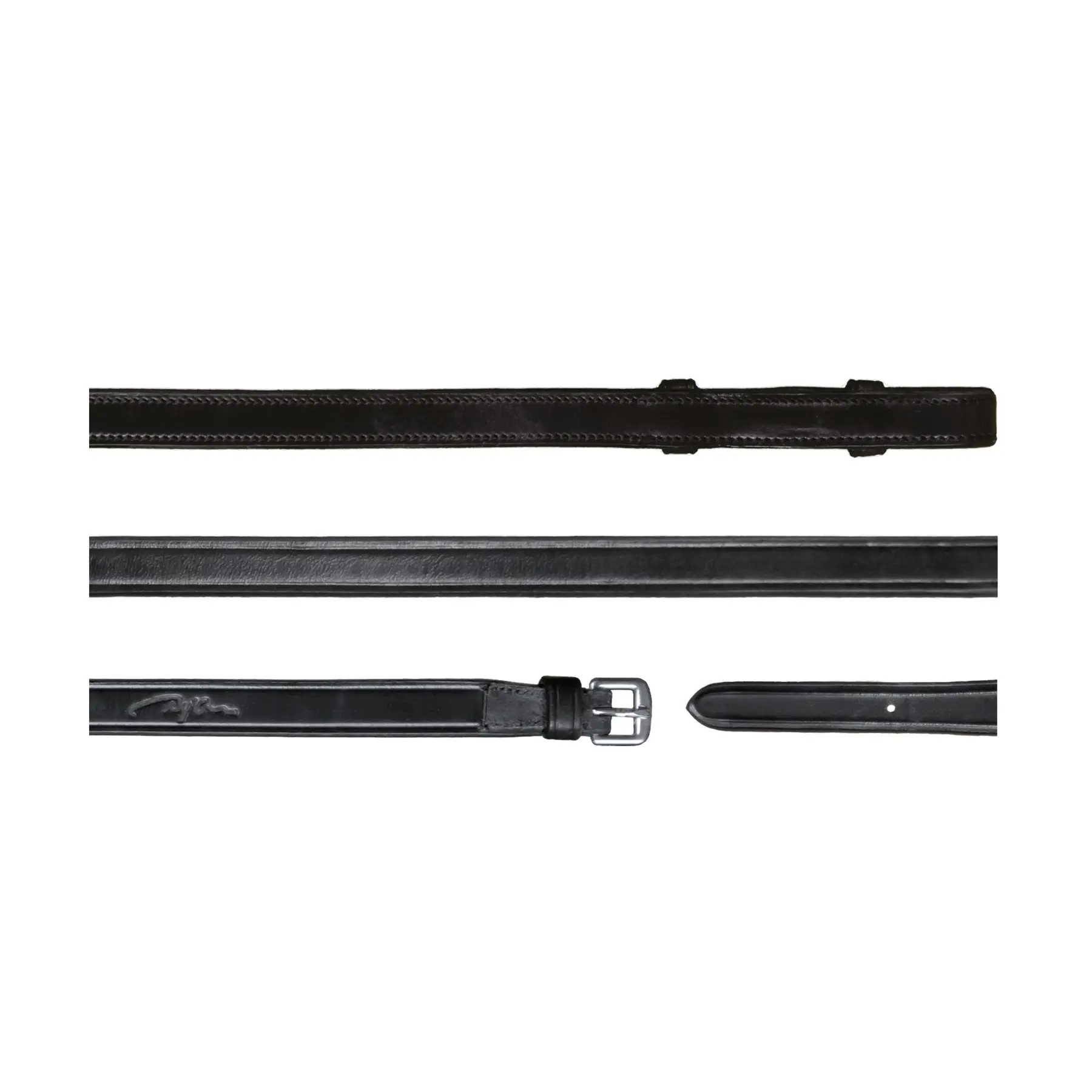 Dyon Noir Half Leather Reins Dy'on