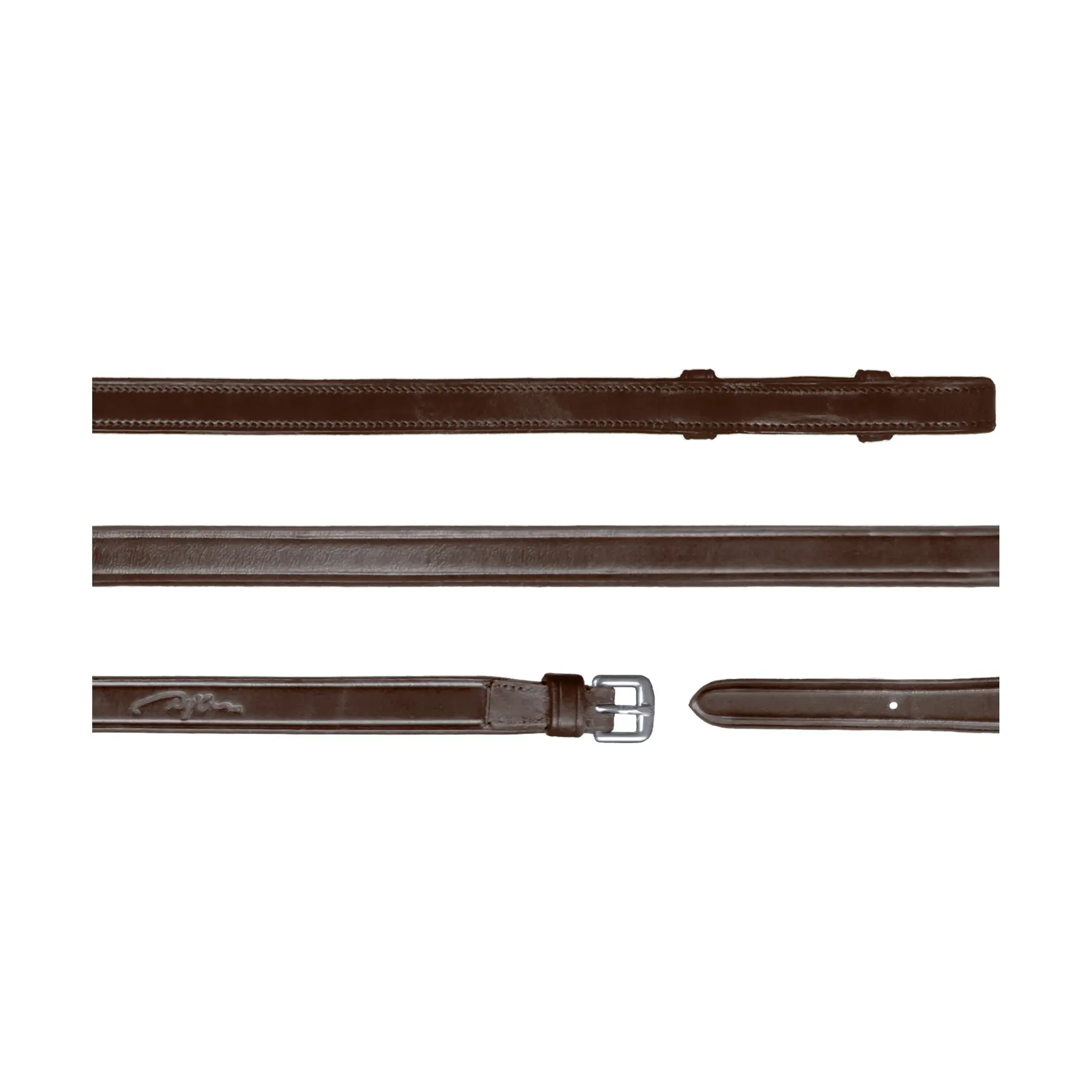 Dyon Marron Half Leather Reins Dy'on