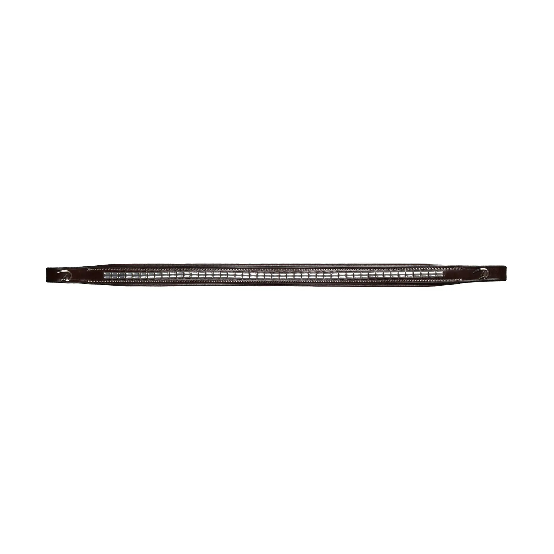 Dyon Marron Straight Clincher Browband For Horse Dy'on