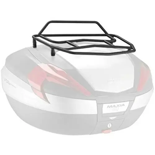 Metallischer Gepäckträger e159 schwarz top case Givi V47 & V56