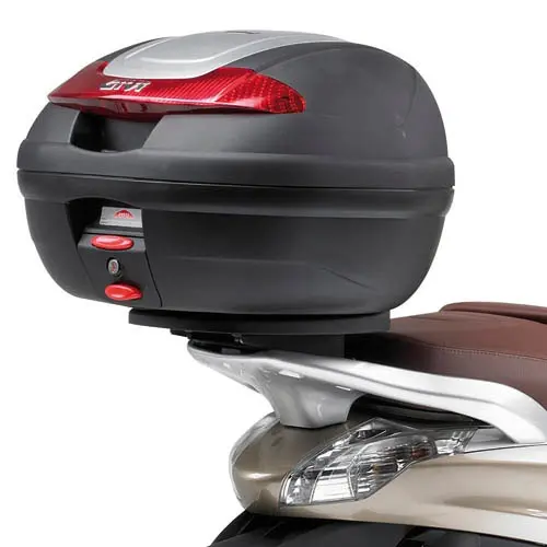 Halter Top Case Scooter Givi Beverly 350 Sport Touring (12 à 20) - Support top case Givi Monolock Piaggio Beverly 125IE-300IE (10 à 20)