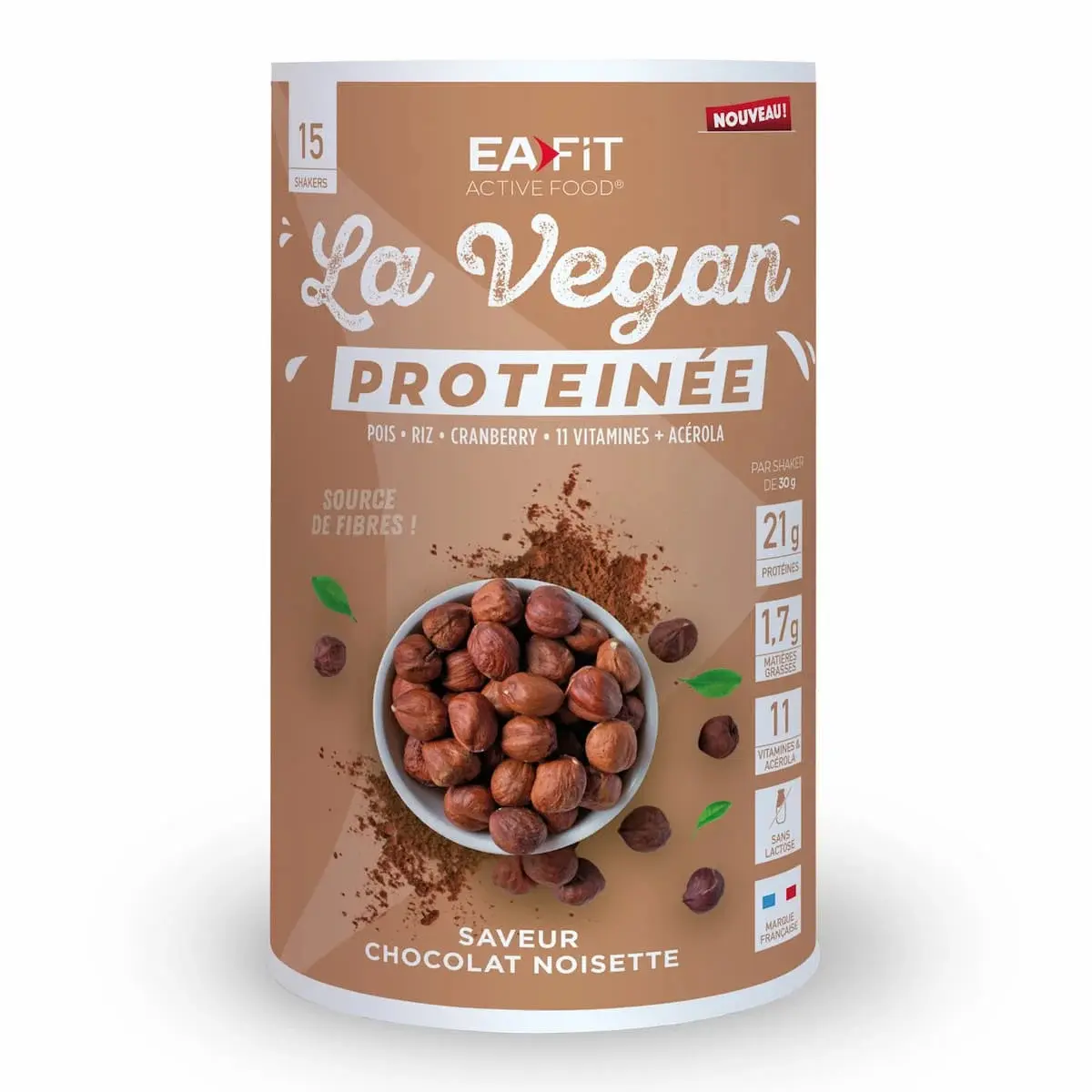 Ea Fit Unisex Marron Protein Fat Burner La Vegan