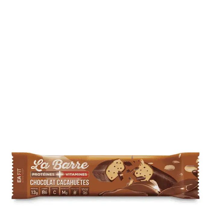 EA Fit Barres De Nutrition Proteines Et Vitamines Ea Fit Chocolat Cacahuetes