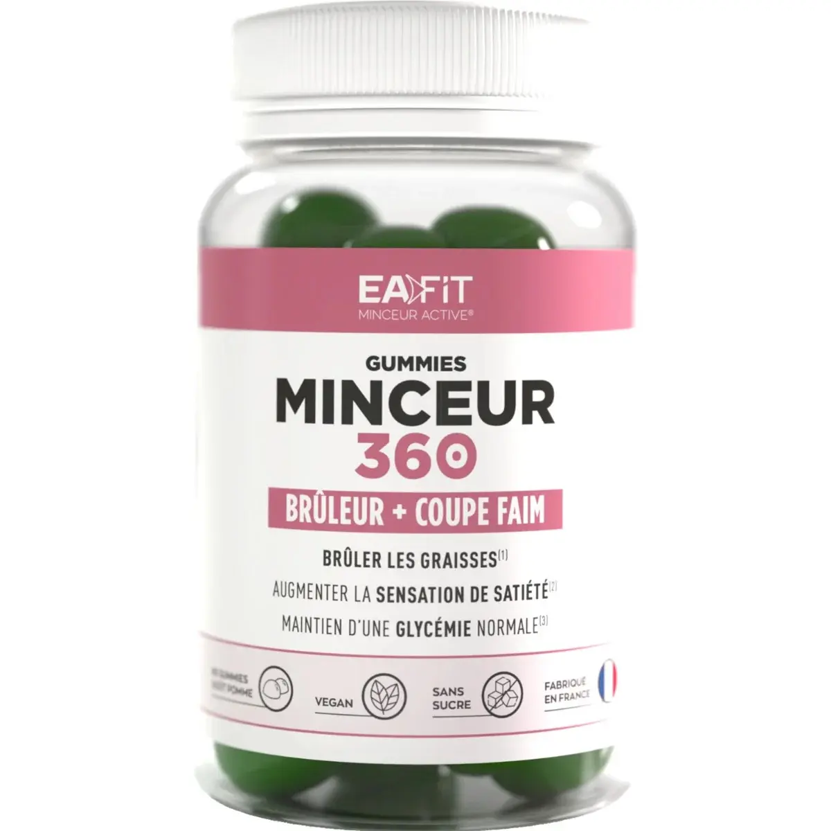 Ea Fit Unisex Vert Brûle Graisse Minceur 360 Gummies