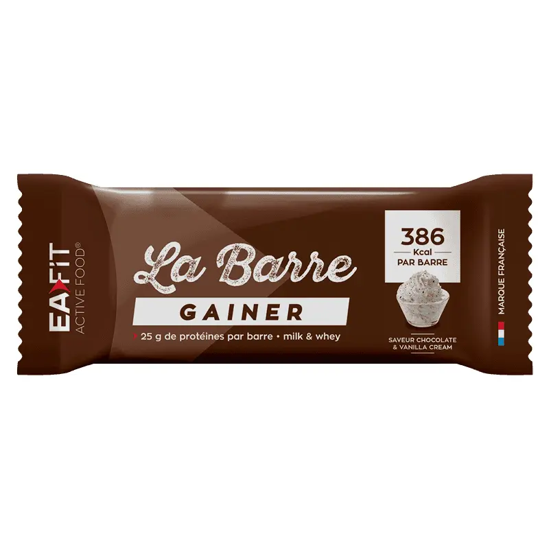 Barre di nutrizione gainer cioccolato vaniglia cream EA Fit (x16)