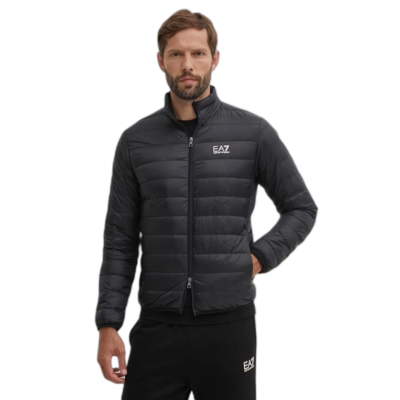 8058997870535 - Daunenjacke mit Label-Print Modell TRAIN CORE 8058997870535 - Daunenjacke mit Label-Print Modell TRAIN CORE