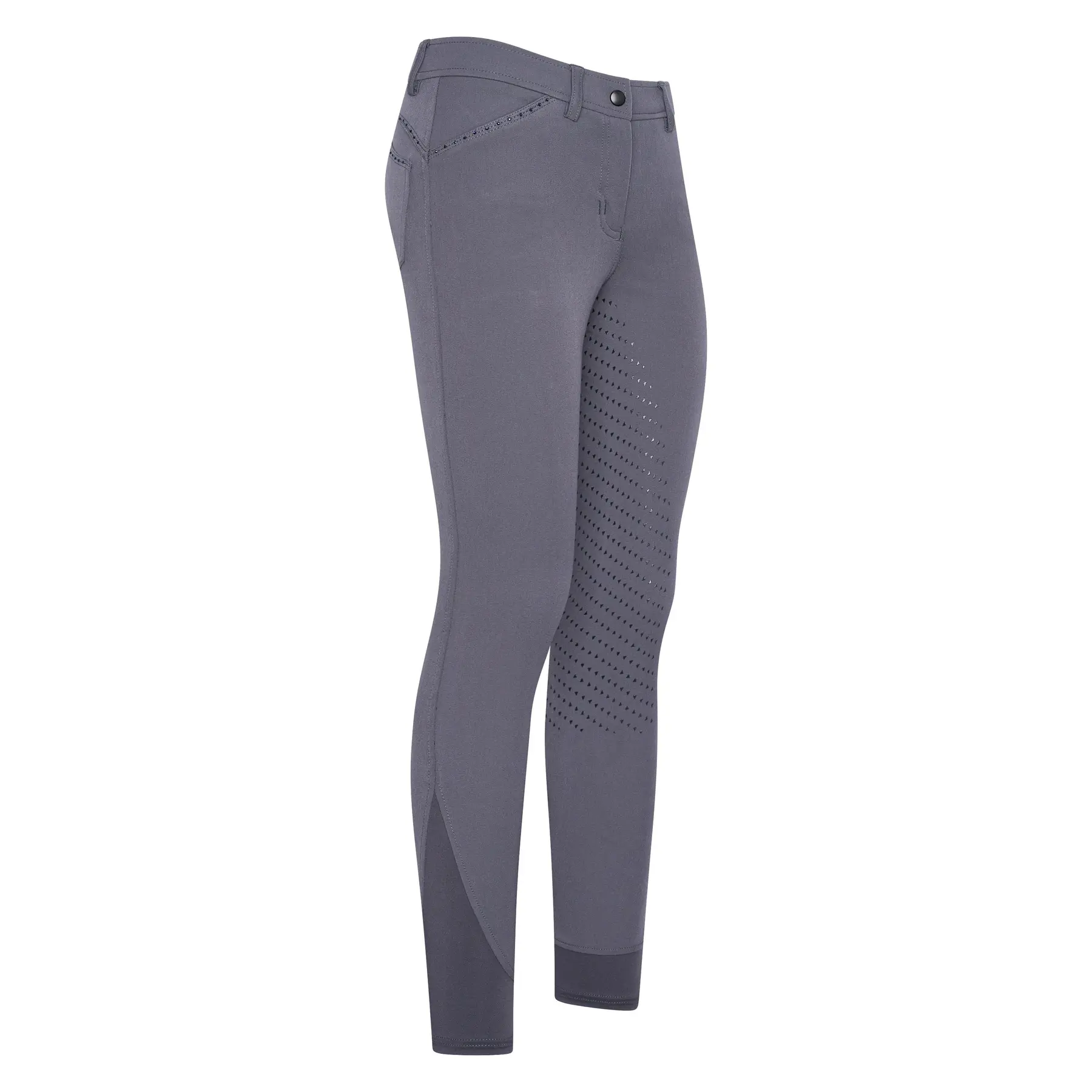 Comparer les prix de Pantalon équitation full grip fille Easy Rider Elodie Diamond