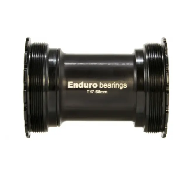 Enduro Bearings Tretlager T47 BB A/C SS-T47-BB30-Black Unisex