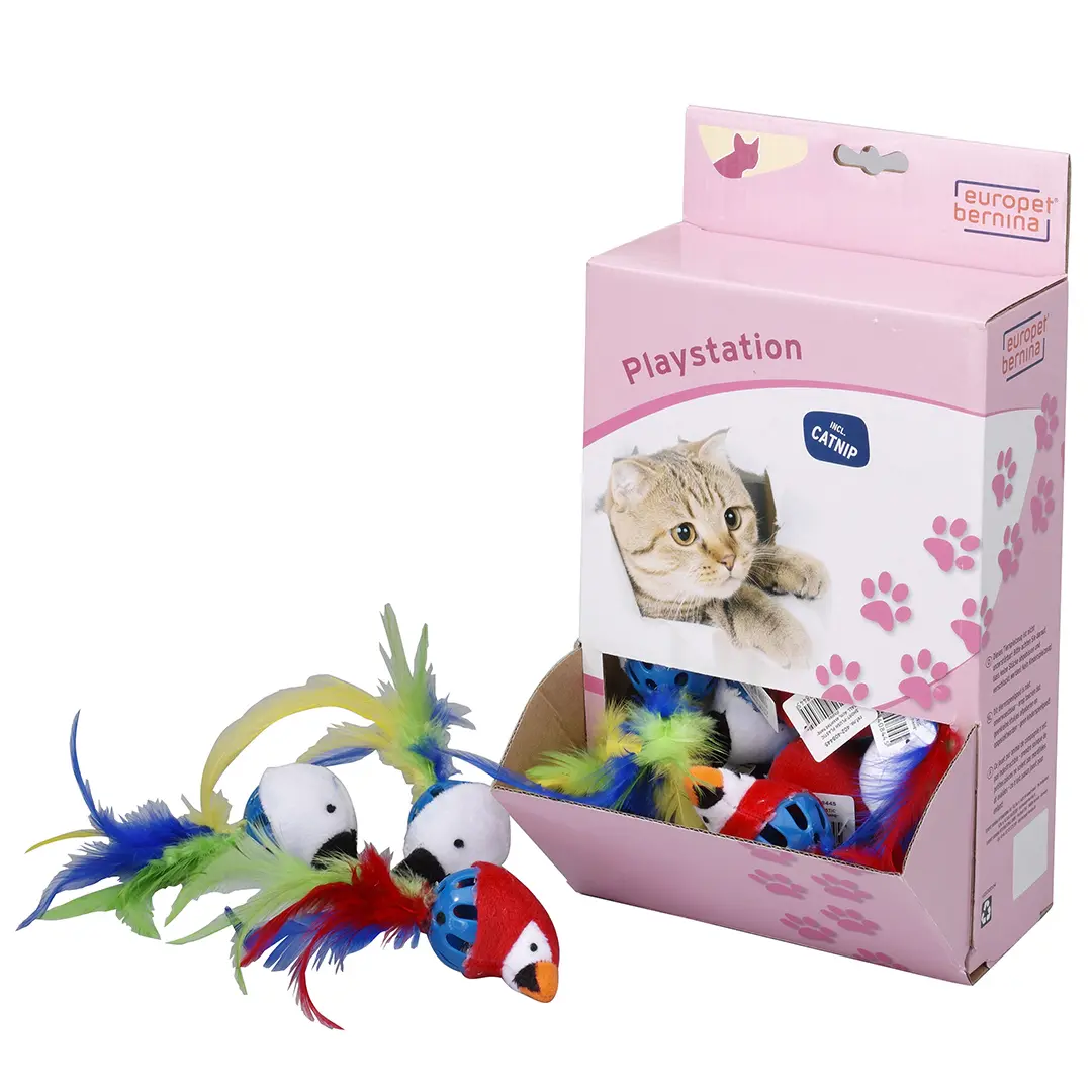 Ebi Multicolore Cat Toys Shortplush Crack Felt Pet