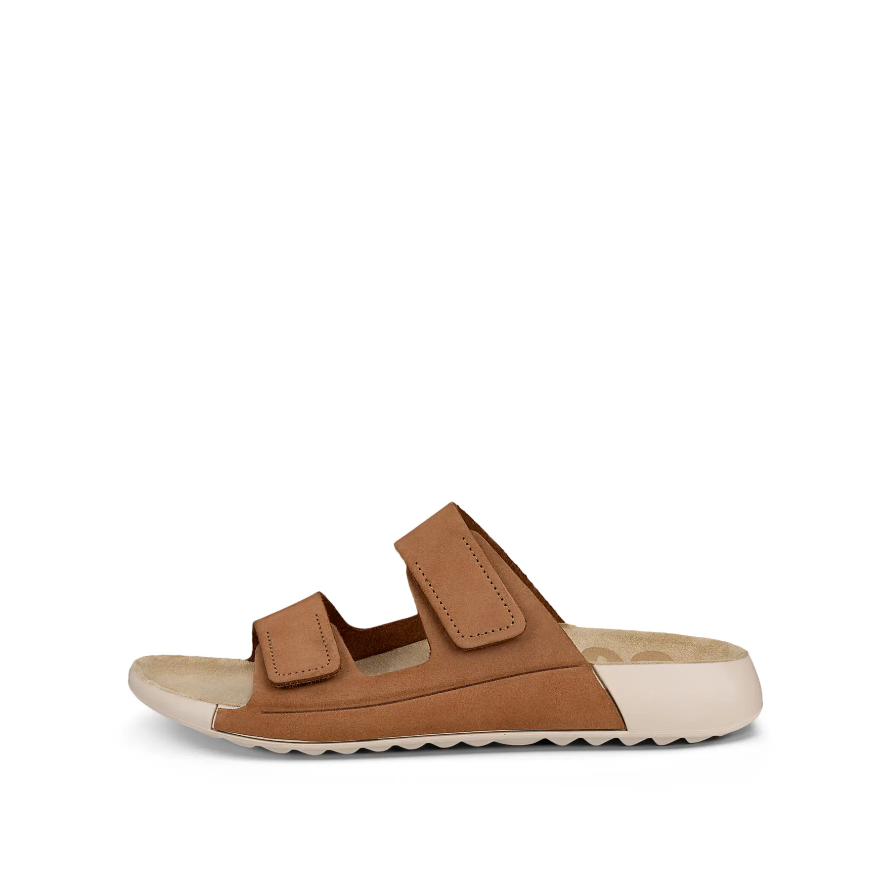 Ciabatte in nubuck con due fasce donna Ecco Cozmo
