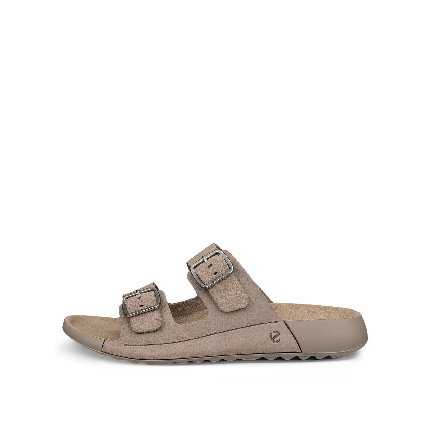Damen-Sandalen aus Wildleder mit zwei Riemen Ecco Cozmo