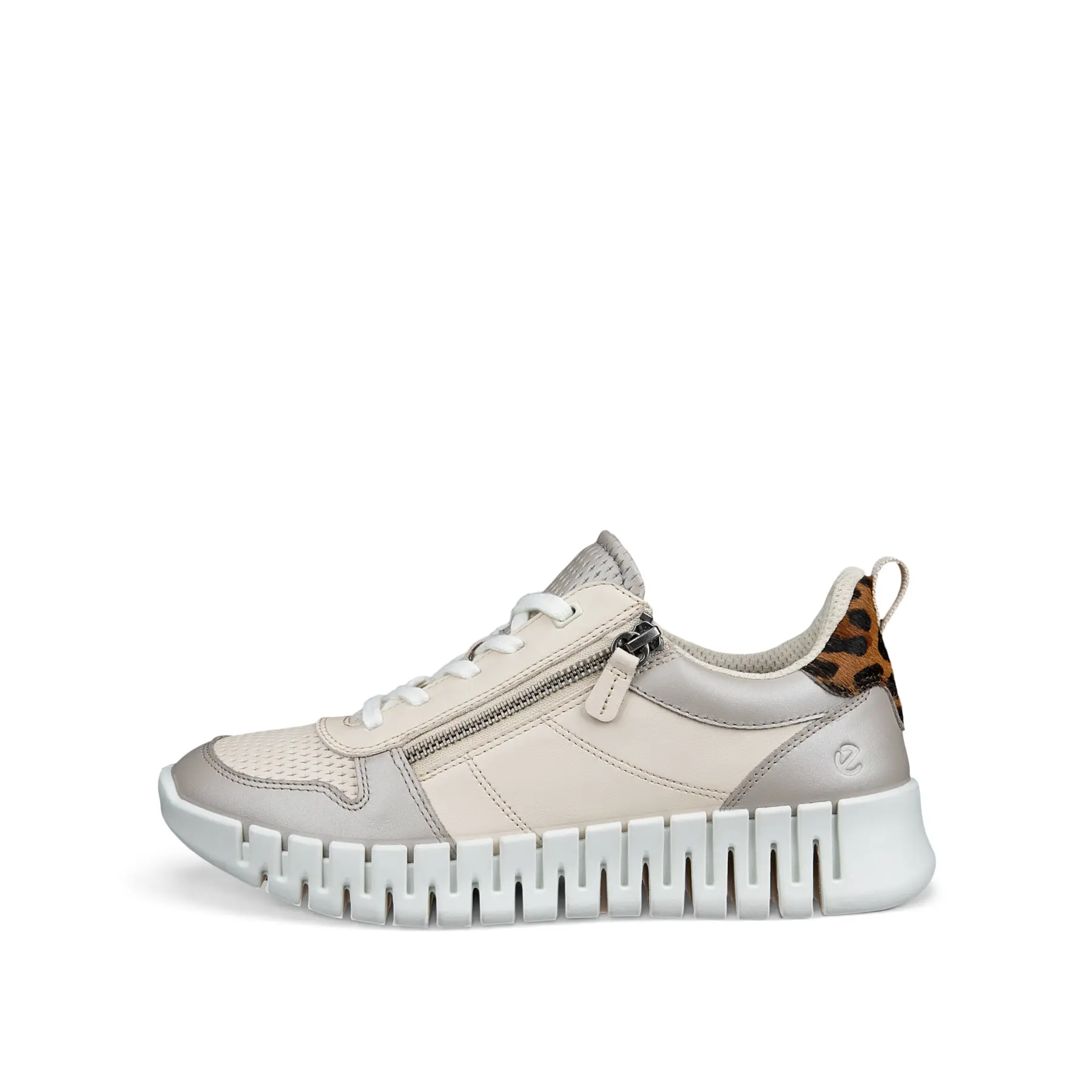 Damen Sneaker Mit Reißverschluss Und Schnürsenkeln Ecco Gruuv
