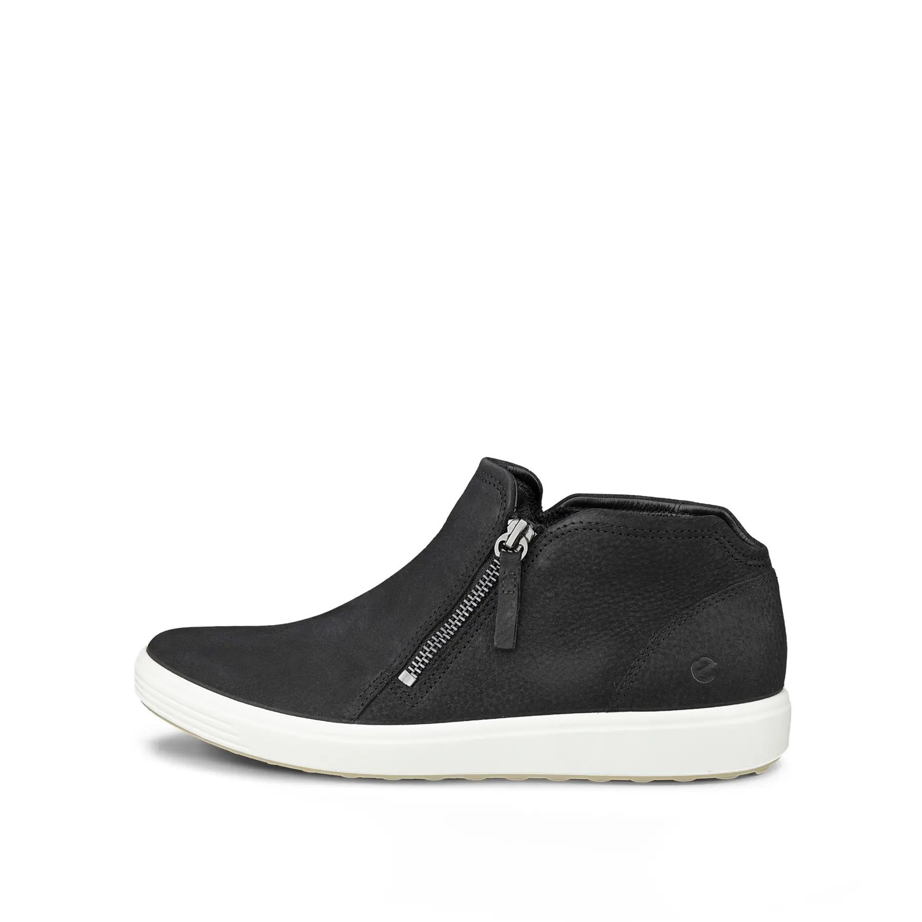 Stivaletti con cerniera in pelle scamosciata donna Ecco Soft 7
