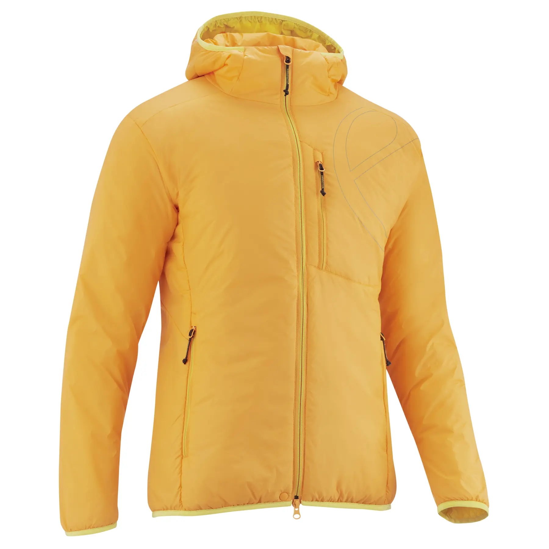 Edelrid Unisex Orange Puffer Jacket Me Dreamcatcher