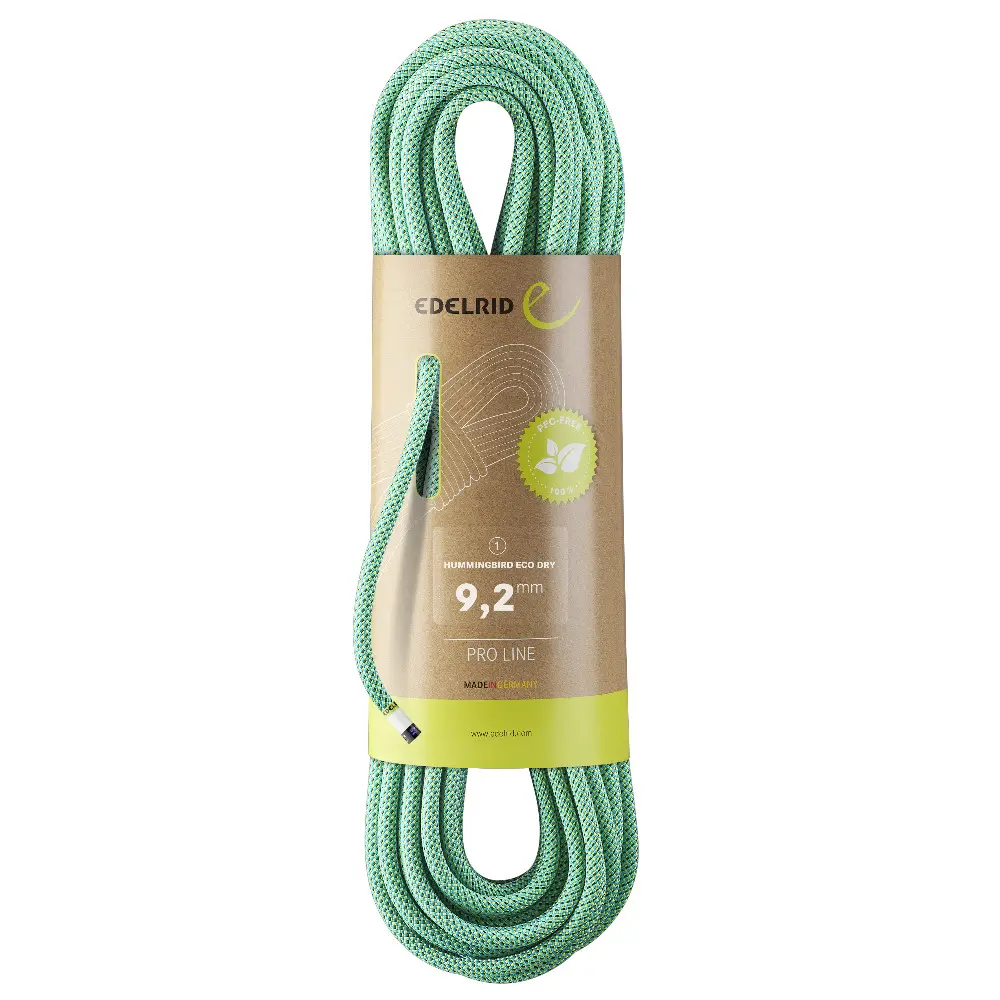 Photos - Climbing Gear Edelrid Climbing rope  Hummingbird Eco Dry 9,2 mm 713420300570 