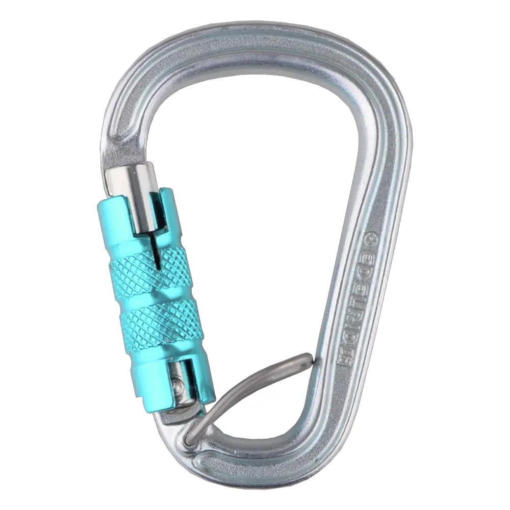 Stahl-Karabiner für Klettereien Edelrid HMS Bruce Triple FG
