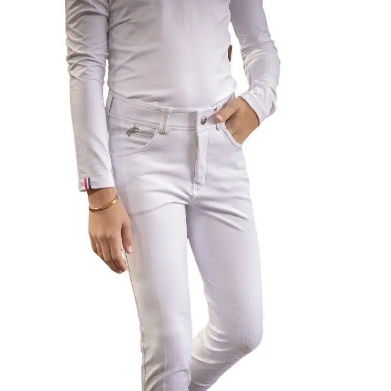 Comparer les prix de Pantalon équitation de concours fille Eden By Penelope Fun