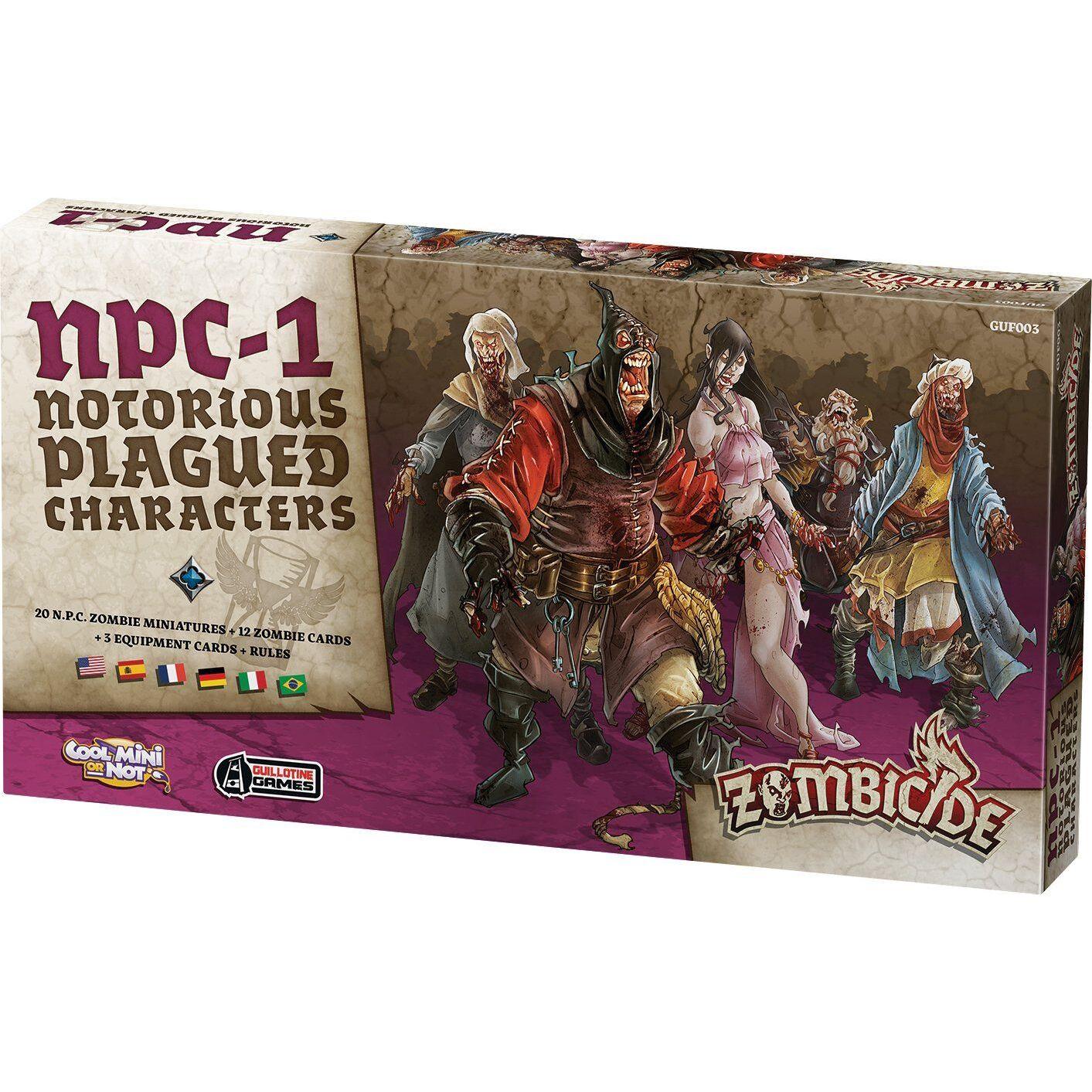 8435407622982 - Figurine aus 35 Teilen Zombicide  Black Plague Notorious Plagued Characters #1