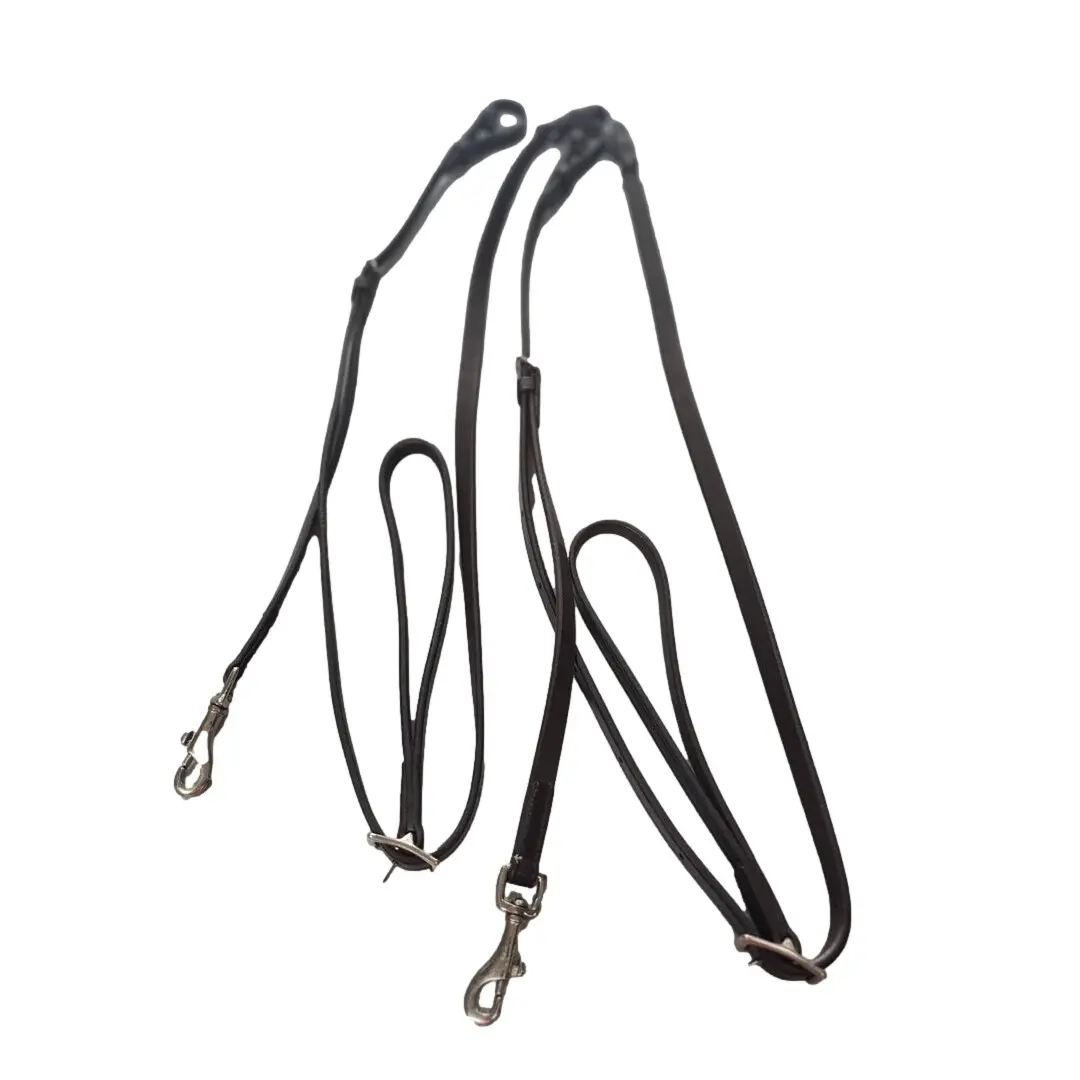 Meilleurs prix pour Rênes pour cheval en cuir enfant Edix Saddles English