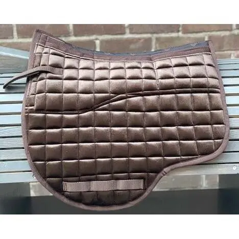 Edix Saddles Marron Children's Velvet Dressage Saddle Pad