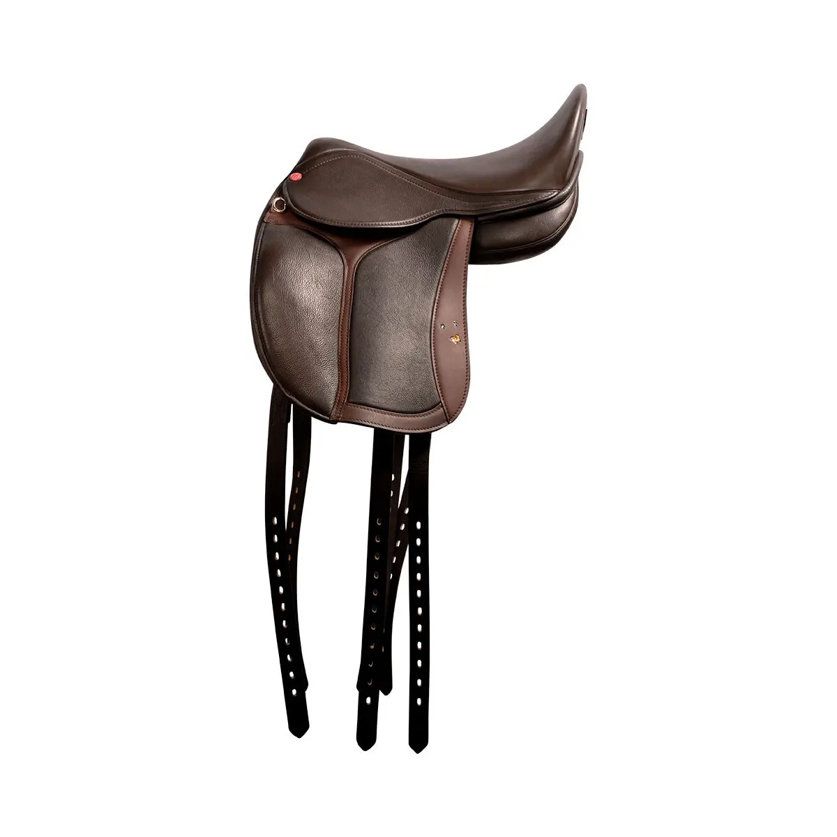 Edix Saddles Marron Children's Leather Dressage Saddle Tudor