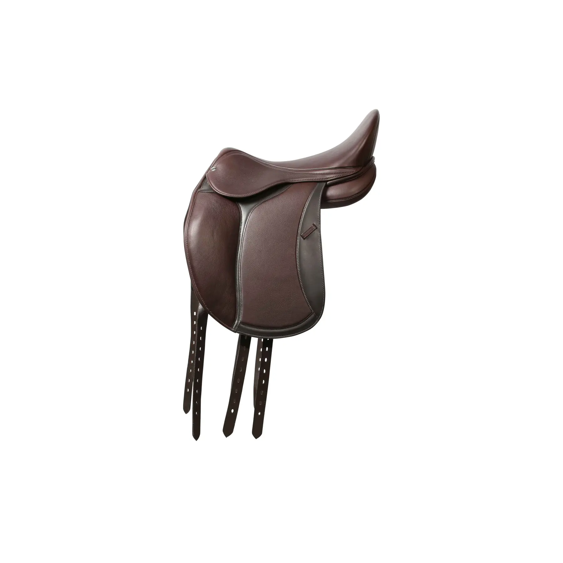 Edix Saddles Marron Dressage Saddle For Horses Tudor