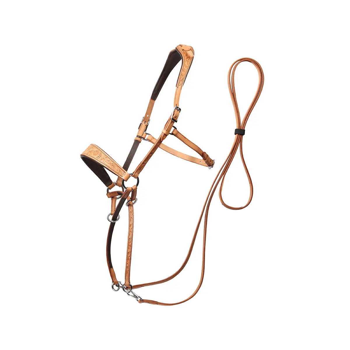 Comparer les prix de Bridons sans mors pour cheval Edix Saddles ED1-Rose