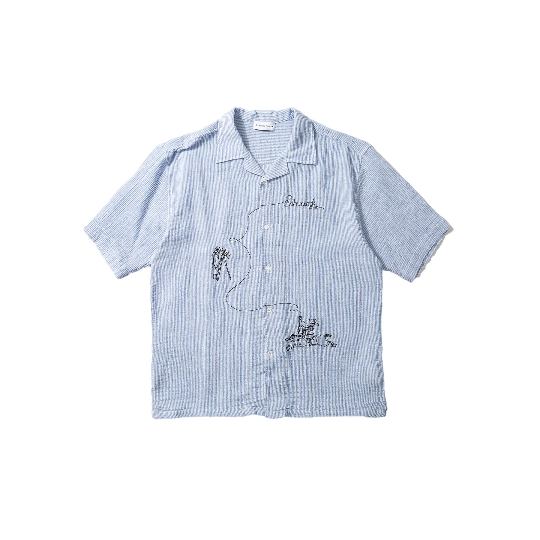 Edmmond Studios Men's Bleu Shirt Western