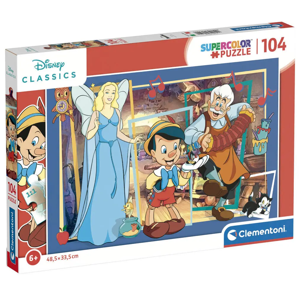8005125257492 - Puzzle Disney - Pinocchio 104st Boden