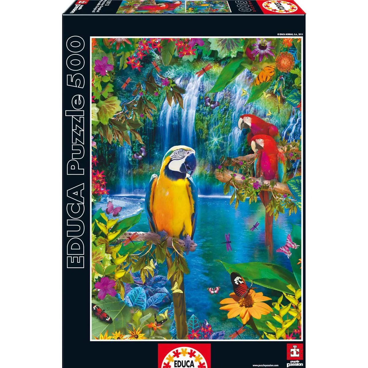 8412668155121 - Puzzle mit 500 Teilen Bird Tropical Land