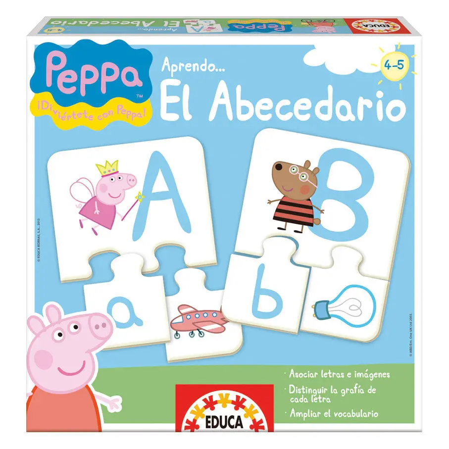 8412668156524 - Lernspiele Spanish Peppa Pig Learn the Alphabet