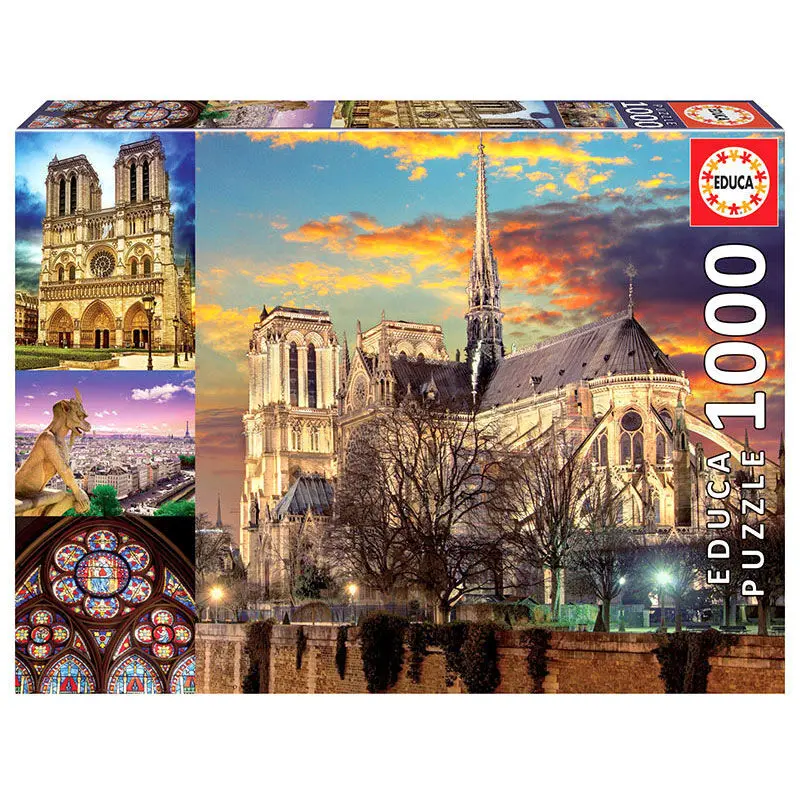 8412668184565 - 1000-teilige Puzzle Notre Dame Collage
