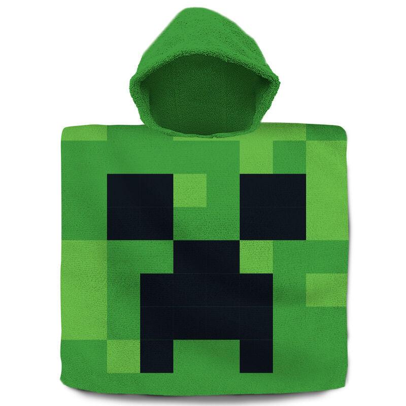 8435507873697 - Poncho Baumwolle Minecraft Kinder-Handtuch