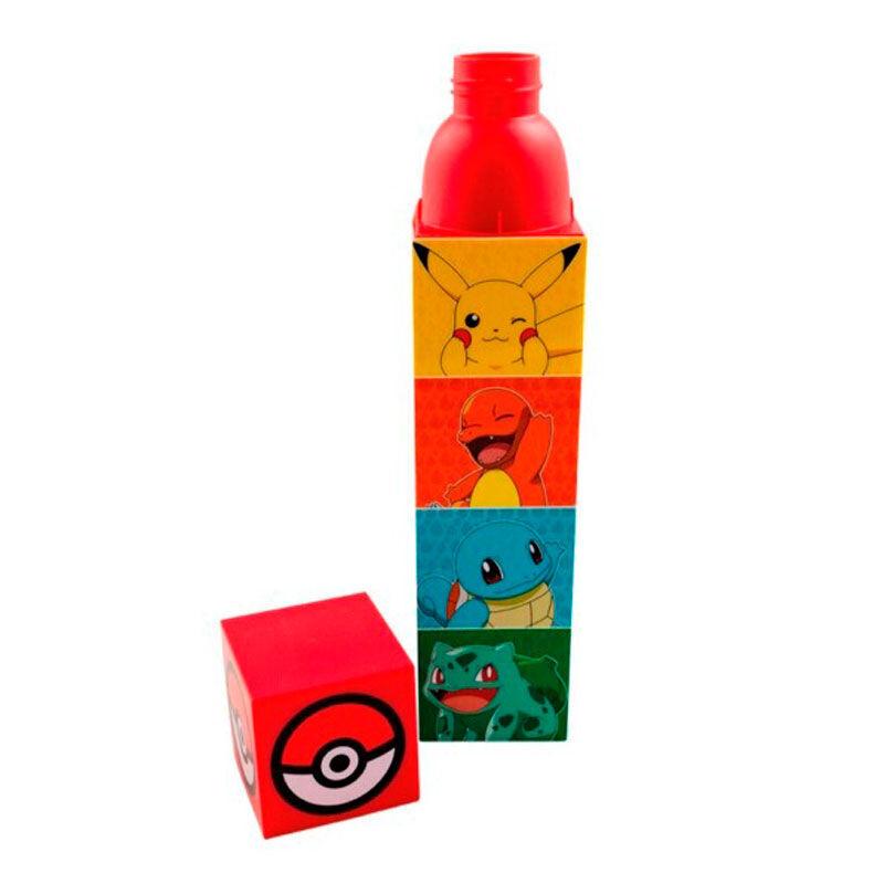 8435507876360 - Pokemon Quadratische Trinkflasche